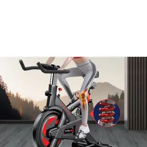 저소음 스피닝 자전거 실내 사이클 화면 스핀 바이크 S7 자전거 -블랙