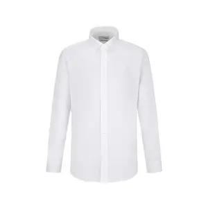 [듀퐁] 사틴 솔리드 751 컴포터블 셔츠 화이트 SE4FM22LS751SWH
