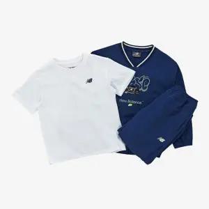 [뉴발란스]M 뉴발란스키즈트레이닝세트 HQK NK9YF1212U-59 STREET CREW 일러스트 3pcs 우븐 셋업