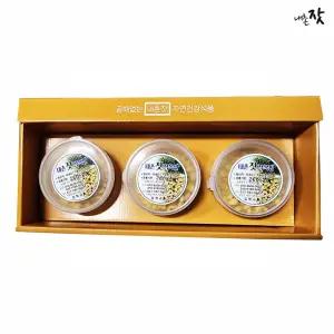 내촌잣100g캔X3개 백잣 간식 견과 명절선물 부모님 추석