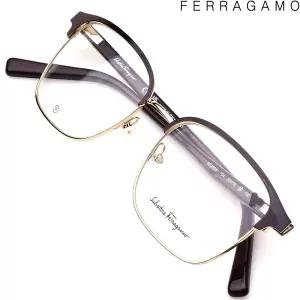페라가모안경테 SF2225 704 금속테 브라운투톤 정품