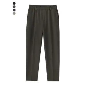 [NIX]남) TR분또기모 풀밴딩 테이퍼드 팬츠 (FNPWCPE102P)