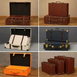 빈티지 캐리어 여행가방 보관함 트렁크 기내용 여행 수납