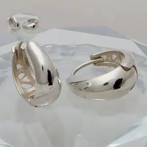 (제스트)물방울 SILVER 92.5 링 귀걸이 은 베이직 은침 실버