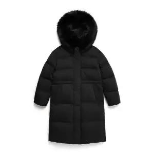 [내셔널지오그래픽] N244WDW171 여성 에그레타 롱기장 구스 다운 점퍼 CARBON BLACK