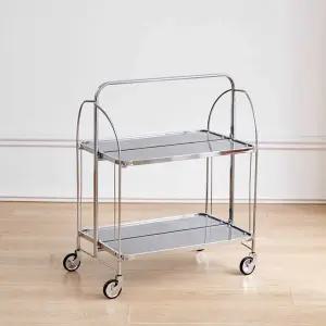 미드센츄리선반 철제 트롤리 접이식 사이드 장식장