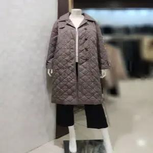 [벨라디터치] V1E4CB21 쿨팅 누빔 롱코트