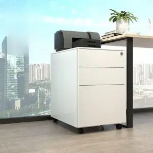 데스커서랍장 선반 3단 사무용 데스크 데스커 서랍장