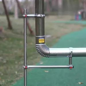 화목난로 연통 홀더 받침대 거치대 연결 파이프 고정 굴뚝 스탠드