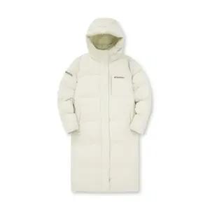 패딩 AQS DWDJ68046-IVD 여성 레스터G RDS 구스다운 패딩 롱패딩