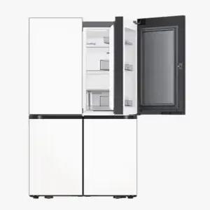 삼성전자 비스포크 AI 4도어 냉장고 푸드쇼케이스 RM70F90M2X 새틴화이트 삼성기사 전국 폐가전수거