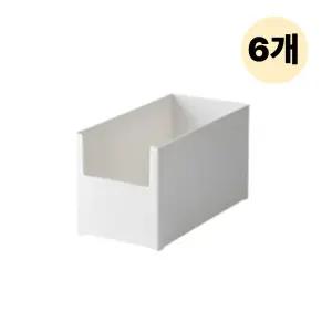 가규 PANTRY 리빙박스 수납 정리 보관 L 화이트 6P BNS