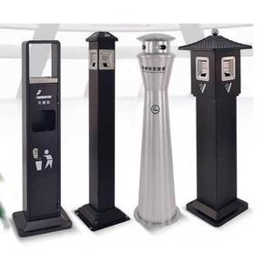 야외 재떨이 흡연구역 재털이 흡연장 흡연실 휴지통 실외 대각선 이동/무게 스탠드 사각 야외용 1 고정 모래 쓰레기통