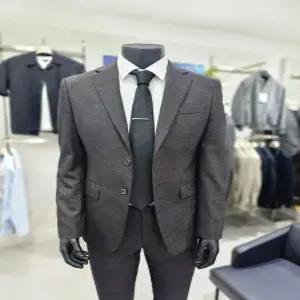 [파렌하이트]/W]데님 라이크 브라운멜란지 투톤 슬림정장F2311BRM_BP