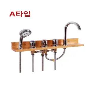 바닥형 욕실 수전 a3 스탠드형 샤워기 골드 욕조 엔틱 착지식 밝은 세면대 전화기 실버