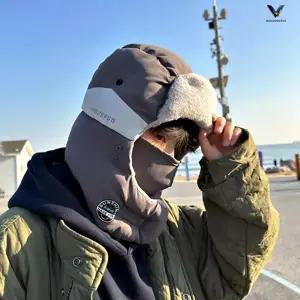 겨울 털 모자 스키장 방한모자 군밤 항공 귀달이 올인원 보드