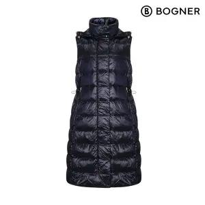 [보그너] 여성 롱기장 다운 점퍼베스트 NAVY