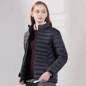 EXR 블랙 여성 경량 패딩 점퍼 EXR0005 (블랙)