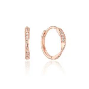 [로이드](센텀시티점)트위스트 세팅 14K 원터치 링귀걸이 LOFP2015G