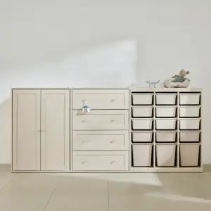 한샘 샘키즈 보나 프레임 옷장세트2600