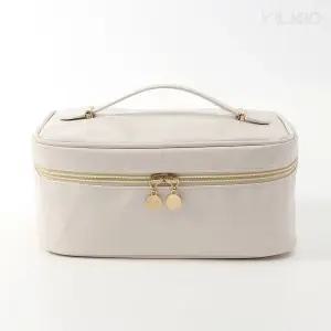 빌바오 대용량 메이크업 파우치 아이보리