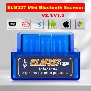 자동차진단기 게이지 스캐너 미니 ELM327 블루투스 obd2 리더 v15v21 자동차 진단 체크 엔진 스캔 오류 기