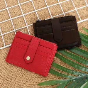 (무료배송) F0002 블루마운트 천연소가죽 슬림 지퍼 카드지갑