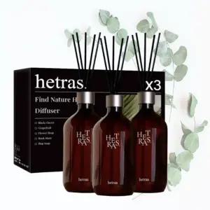 헤트라스 프리미엄 대용량 디퓨저 화장실 실내 방향제 플라워 샵 500ml 3개