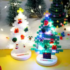 크리스마스 디폼블럭 트리 만들기 DIY 키트 LED 패키지 성탄절 장식 미술 재료 공예 방과후 돌봄 수업