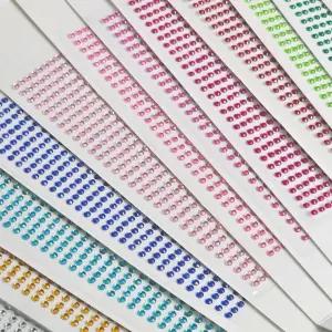 크리스탈 스티커 비즈 보석 장식 반짝이 만들기재료 꾸미기재료 큐빅 3mm