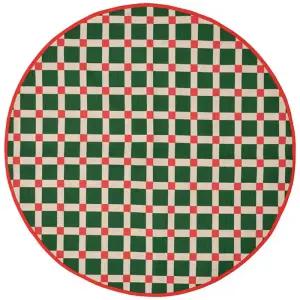빈테르핀트 크리스마스 트리 매트 체크 100cm 106.050.23