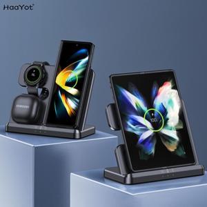 갤럭시 3 in 1 무선 충전 스탠드 고속 스테이션 도크  Z 플립 폴드 7 S26 울트라 워치 8 6 5용