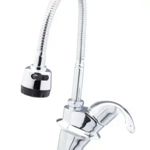 워터파크주방수전 풀빌라 수도꼭지 아파트 식당 싱크대수전 원홀 거위목 연장호스