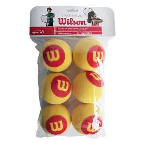 윌슨 테니스공 스타터 폼테니스볼 6개입 Z2593 어린이 연습용 스펀지공