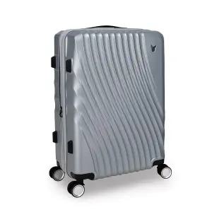 [몽카바](팩토리스토어 강남점)캐리어 확장형 중형 여행 가방 샤인플로우 실버 24인치