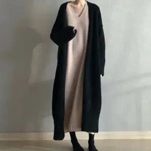 롱 인기 루즈핏 니트 가디건 감성 캐주얼