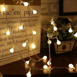 앵두 전구 인테리어 홈데코 건전지 크리스마스 조명 데코 트리 장식 꾸미기 80구 실외 실내 소품