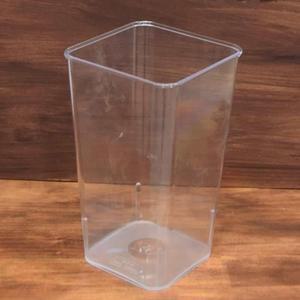 14x30cm 긴 꽃집 꽃통 사각 수초 아크릴 원예 진열 투명 화분