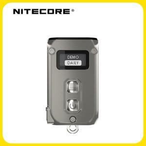 NITECORE-TINI2 Ti 500 루멘 티타늄 스마트 듀얼 코어 키 라이트 C타입 USB 충전