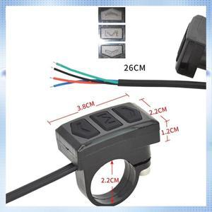 전기 자전거 스위치 제어 버튼 핸들 바 마운트 미터 LCD 용 전자 액세서리