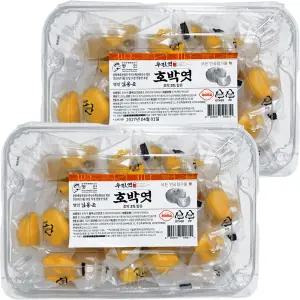 우진엿 호박엿 120g 2개 국산 수제 전통엿