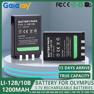 1-10개 Li-10B 배터리 3.7V 1200mAh 대용량 올림푸스 U-300 400 410 500 600 800 810 1000 C-760 765 70 용