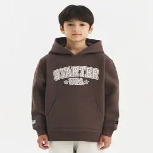 [스타터 블랙라벨 키즈]기모 스웨트 후드 (브라운) ST254IHD04_BRN