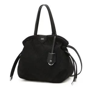 [닥스](센텀시티점)DCBA6E480BK [ARGYLE] 아가일 퀼팅 패턴 블랙 나일론 복조리형 토트백