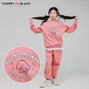 체리블랑 퍼피기모상하세트 키즈,주니어