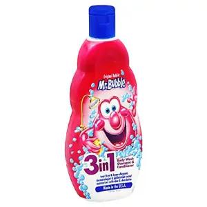 미스터버블 오리지널 3인1 바스 473ml어린이 키즈 목욕거품놀이 어린이용 샴푸 용품