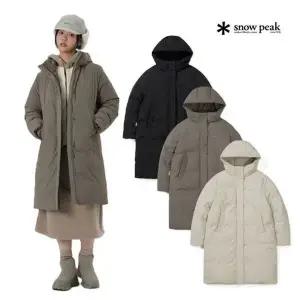 [NS홈쇼핑]스노우피크 어패럴 시티캠퍼 여성 롱 다운 자켓 S25WWGDJ67[35535179]