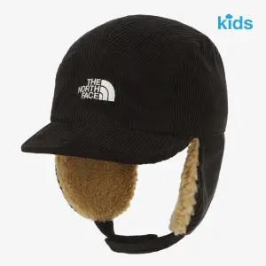 키즈 키즈 코듀로이 이어머프 캡 BLACK NE3CR54R
