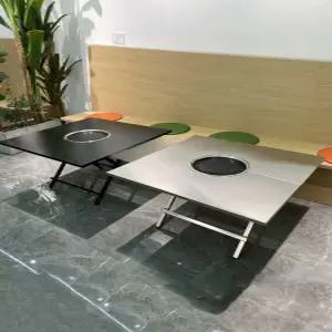 캠핑 불판 테이블 화로 구멍 스텐 스테인레스 접이식