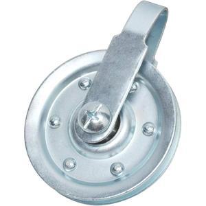 4인치 차고 도어 풀리, 1/8인치 - 400LB 하중, 시브 클레비스 포크, 볼트 및 너트 | 익스텐션 스프링 시스템용 풀리 교체(1팩) DS-BC